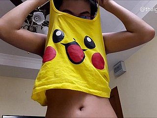 Asian Teen Camgirl asks 'What will you execute when you fuck her?', strips unembellished
