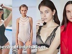 Superbe Models - Certain Models Compilation Part 1! Le ragazze acute mostrano i loro corpi X-rated in undergarments e nudo