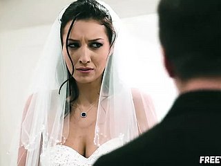 Pengantin Gets Aggravation Fucked oleh Brother of a catch Groom sebelum pernikahan
